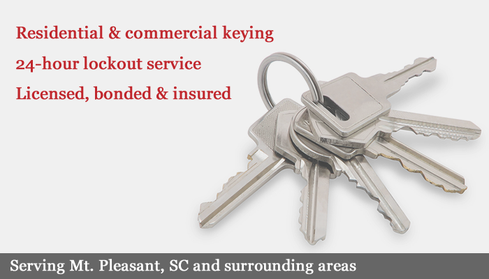 Residential and commercial keying, 24-hour lock-out service, and licensed, bonded & insured